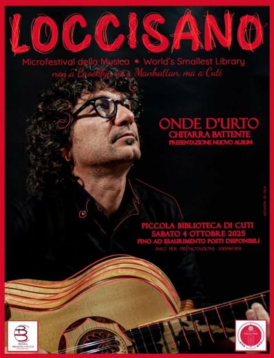 Locandina del concerto di Francesco Loccisano