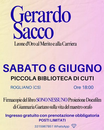 Locandina di Gerardo Sacco
